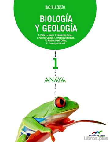Descargar gratis ebook BIOLOGÍA Y GEOLOGÍA 1º BACHILLERATO CASTELLANO MEC en epub