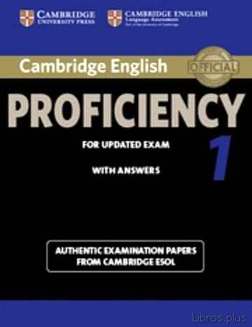 Descargar ebook CAMBRIDGE ENGLISH PROFICIENCY 1 FOR UPDATED EXAM CAMBRIDGE ESOL STUDENTS BOOK WITH ANSWERS