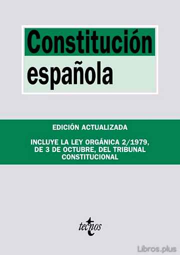 Descargar gratis ebook CONSTITUCION ESPAÑOLA: INCLUYELA LEY ORGANICA DEL TRIBUNAL CONSTITUCIONAL (23ª ED.) en epub
