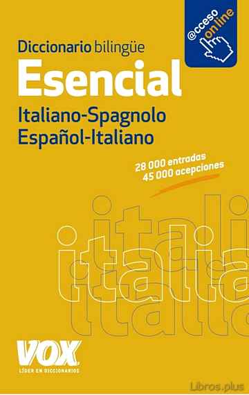 Descargar ebook DICCIONARIO ESENCIAL ESPAÑOL-ITALIANO / ITALIANO-SPAGNOLO