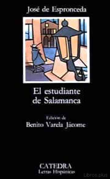 Descargar ebook gratis epub EL ESTUDIANTE DE SALAMANCA (22ª ED.) de JOSE DE ESPRONCEDA