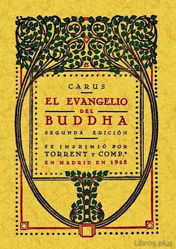Descargar gratis ebook EL EVANGELIO DEL BUDDHA (ED. FACSIMIL) en epub
