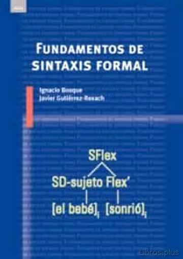 Descargar ebook FUNDAMENTOS DE SINTAXIS FORMAL