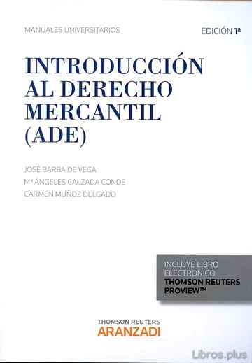 Descargar libro INTRODUCCIÓN AL DERECHO MERCANTIL (ADE) 2015 FORMATO DUO