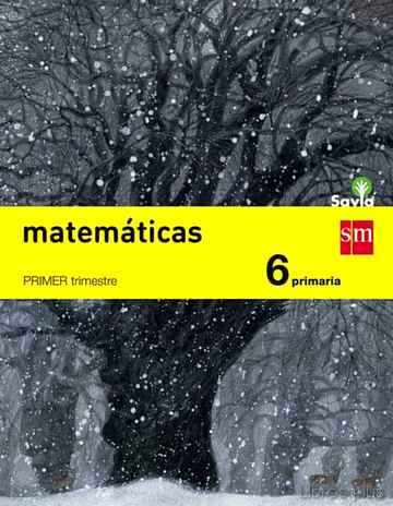 Descargar ebook MATEMÁTICAS 6º EDUCACION PRIMARIA TRIMESTRAL SAVIA ED 2015