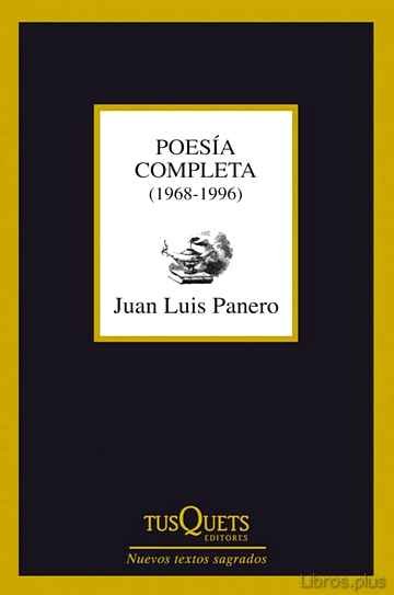 Descargar ebook gratis epub POESIA COMPLETA (1968-1996) de JUAN LUIS PANERO