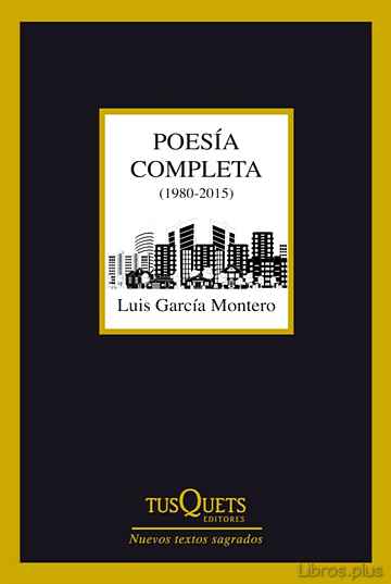 Descargar ebook POESIA COMPLETA (1980-2015)