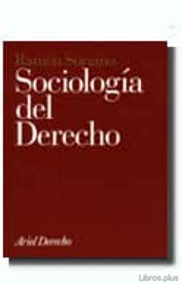Descargar gratis ebook SOCIOLOGIA DEL DERECHO en epub